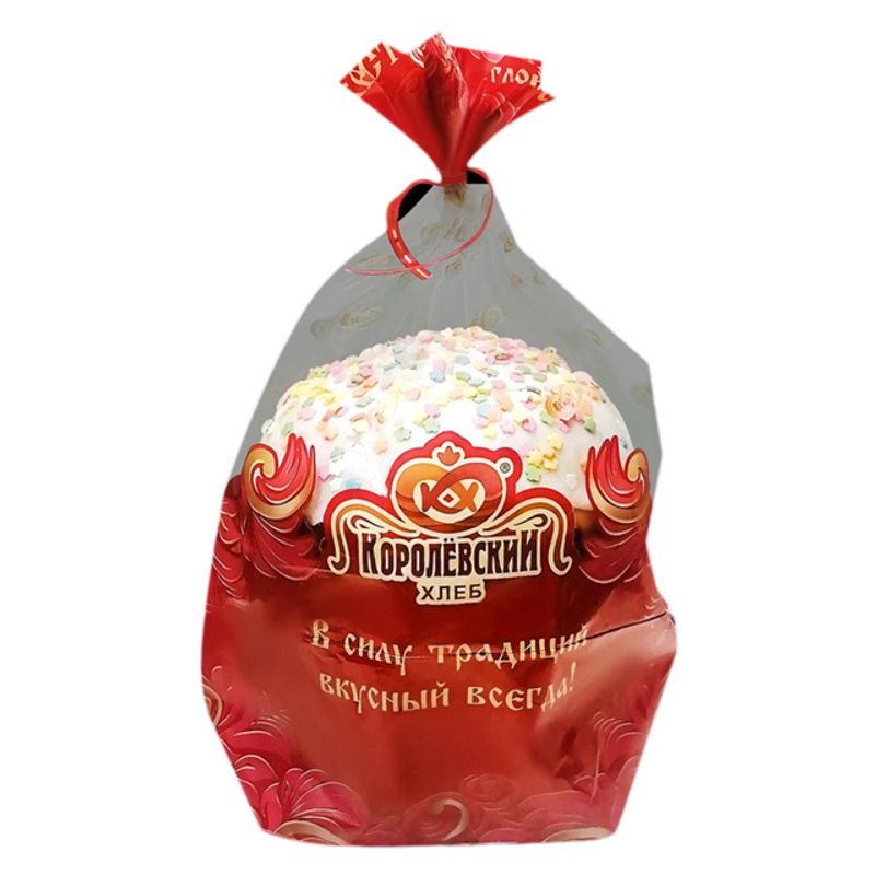

Кулич Королевский Хлеб Колосок с помадкой 500 г