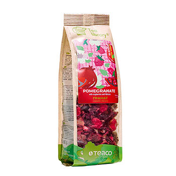 Напиток чайный «Гранат с малиной и гибискусом», «Чайная Библиотека», 100 г, Россия