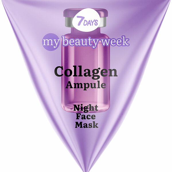 Маска для лица 7 Days My Beauty week Collagen ночная 7 г