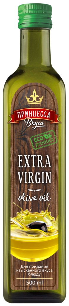 

Масло оливковое Принцесса Вкуса Olive oil Extra virgin, 500 мл