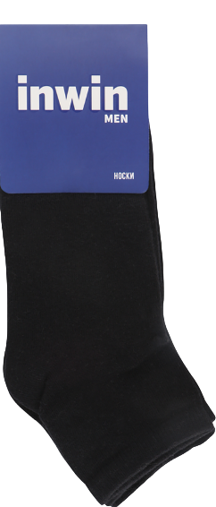 Носки мужские INWIN р. 25, черные, 3 пары