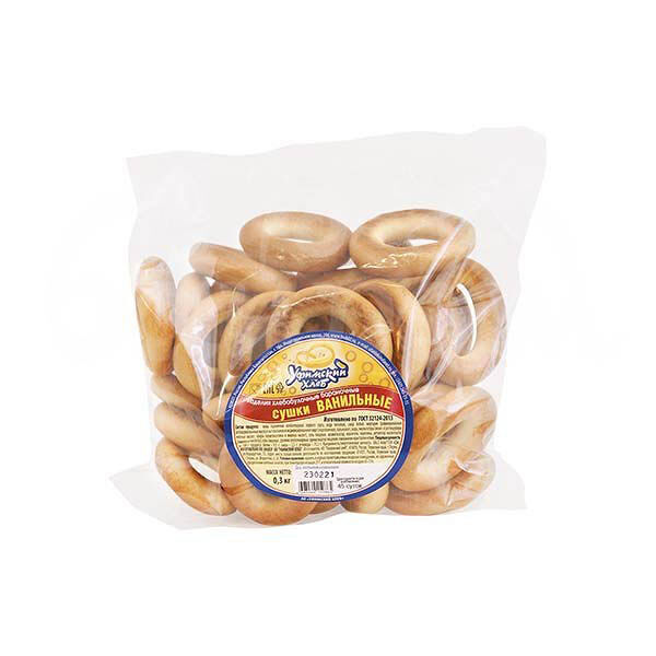 Сушки 300гр Ванильные Уфимский Хлеб