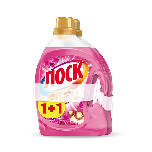 Гель для стирки Losk Ароматерапия Орхидея и масло макадамии 2.19 л х 2 шт