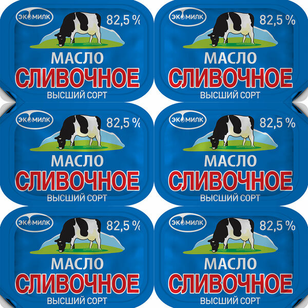 Масло сливочное Озерецкий МК несоленое 82.5%