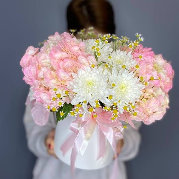 Композиция в шляпной коробке