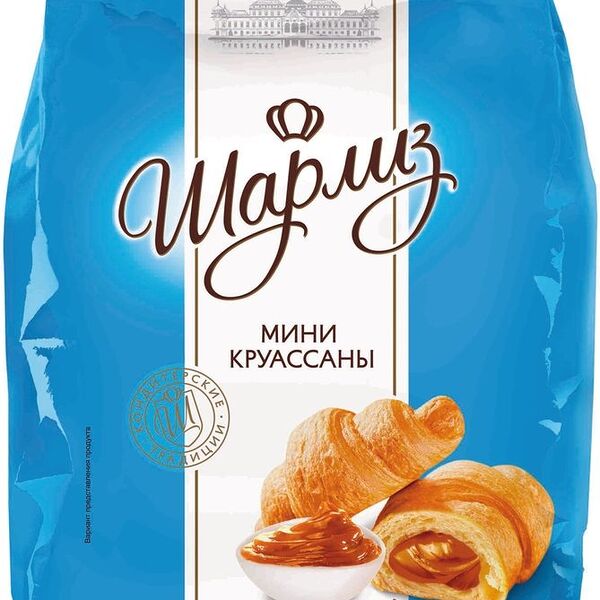 Мини-круассаны Шарлиз с варёной сгущёнкой, 200г