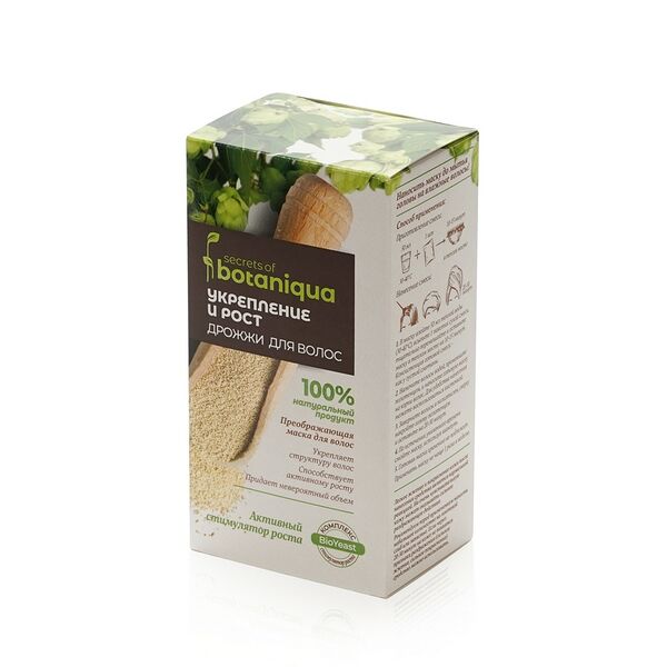 Сухая маска Botaniqua Живые дрожжи для волос 