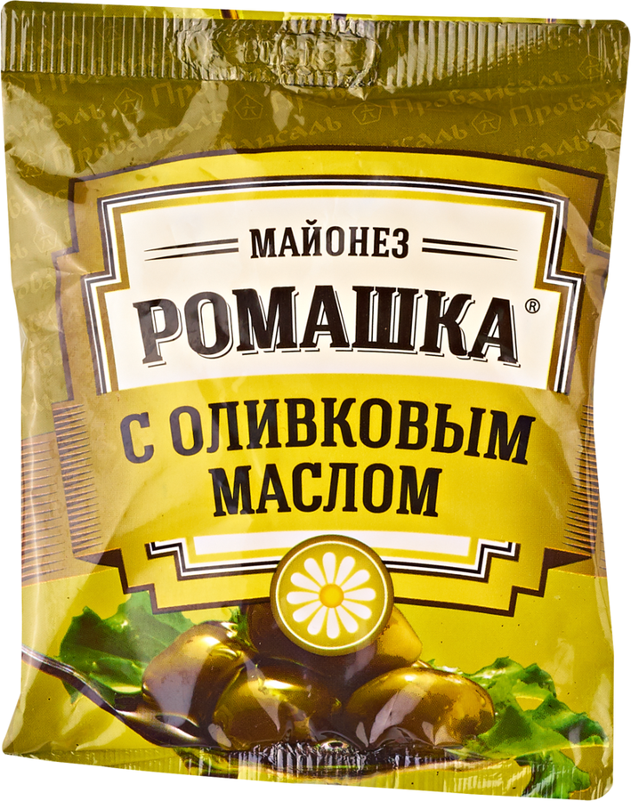 

Майонез РОМАШКА с оливковым маслом 52 %