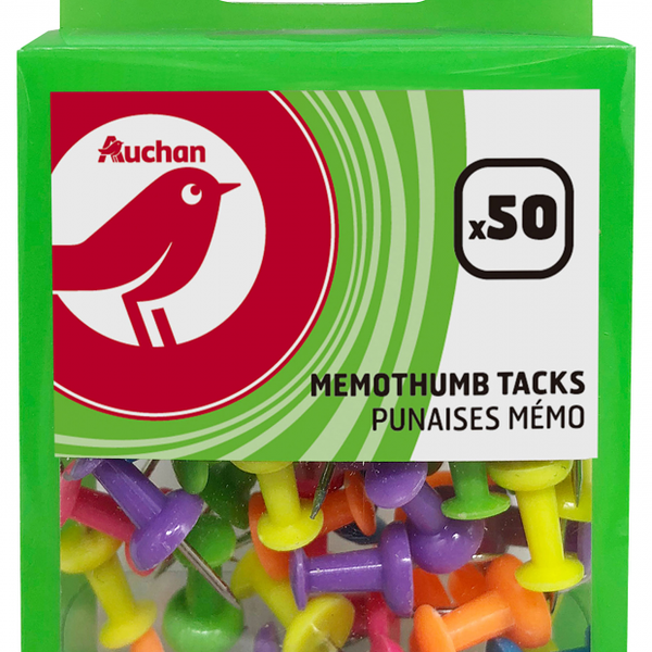 Кнопки АШАН Красная птица, 50 шт