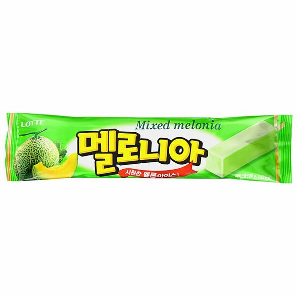 Эскимо Lotte Мелония двойная дыня 6%, 80г