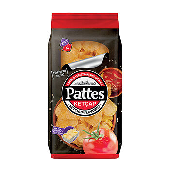 Чипсы картофельные Pattes со вкусом кетчупа