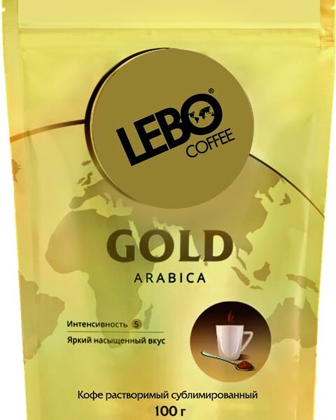 Кофе растворимый Lebo Gold 100г