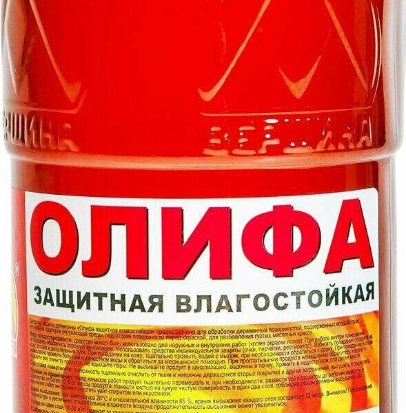 Олифа защитная ВЕРШИНА 1 л глянцевый