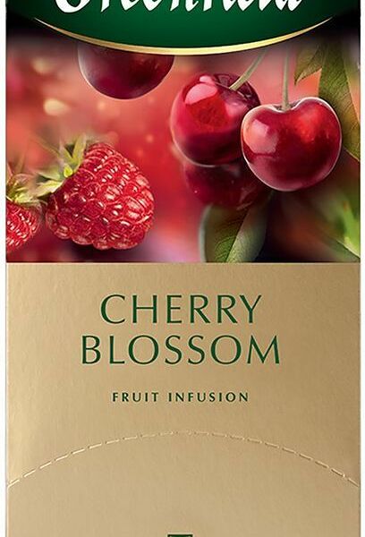 Напиток чайный Greenfield Черри блоссом фруктовый с ароматом вишни в пакетиках 25х2г