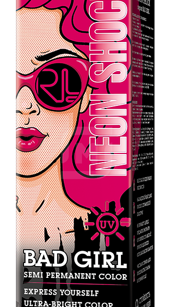 Оттеночный бальзам-пигмент Bad Girl Neon Shock неоновый розовый