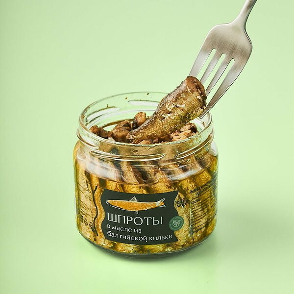 Шпроты в масле из балтийской кильки