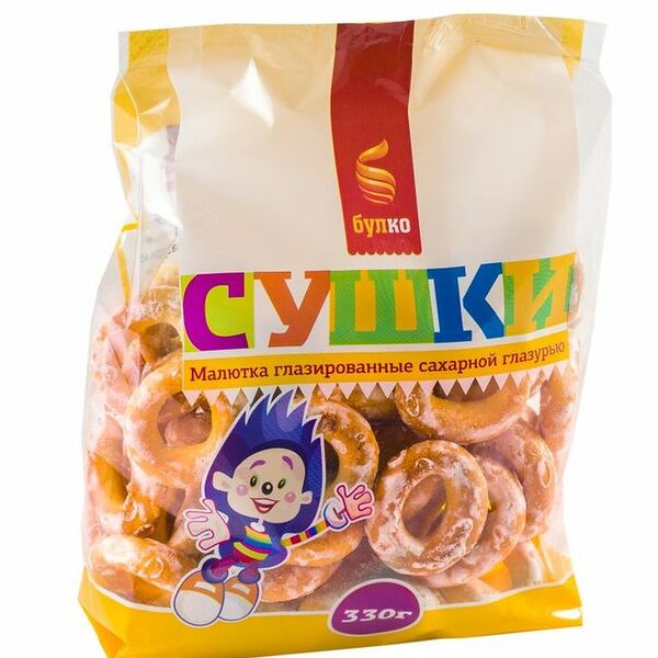 Сушки глазированные сахарной глазурью ТМ Булко