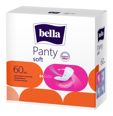 Прокладки ежедневные Белла (Bella) Трусики мягкие (Panty Soft) 60 шт.