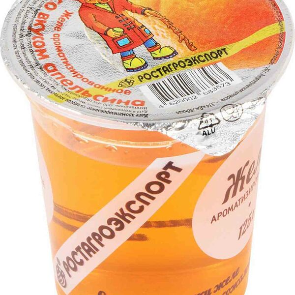 Желе РостАгроЭкспорт с апельсином