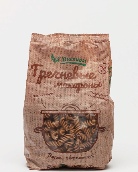 Макароны Диетика фигурные из гречневой муки