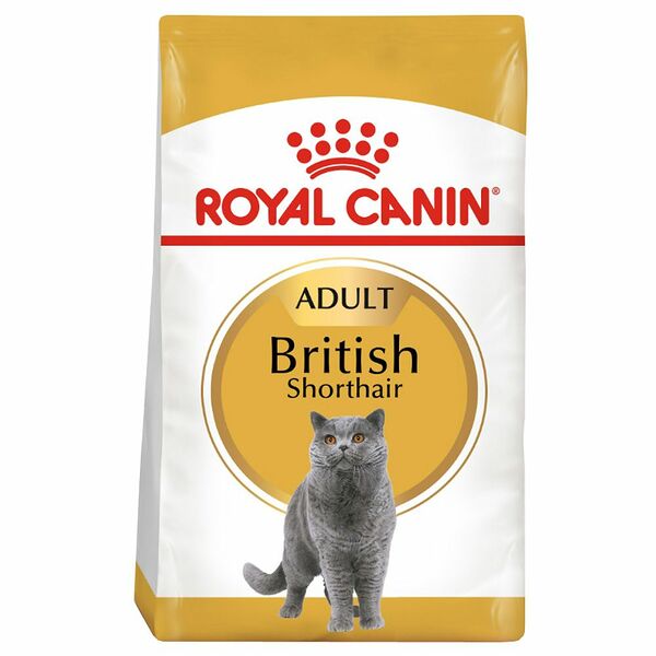 Корм сухой Royal Canin British Shorthair для взрослых британских короткошёрстных кошек старше 12 месяцев 