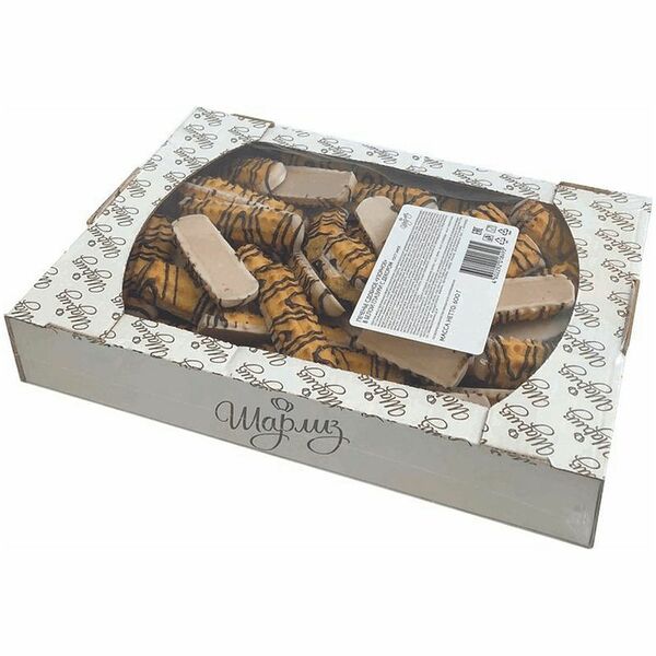 Печенье Шарлиз сдобное  Узорное в белой глазури 600г