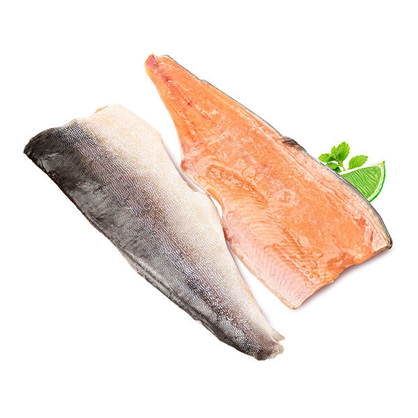 Филе горбуши на коже штучная заморозка