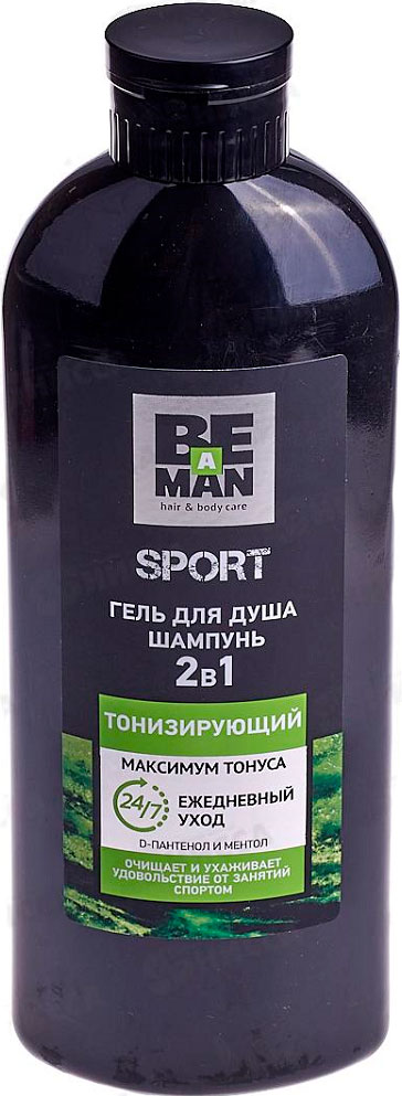 

Шампунь-гель для душа Be a Man Sport 2 в 1 тонизирующий 360 мл