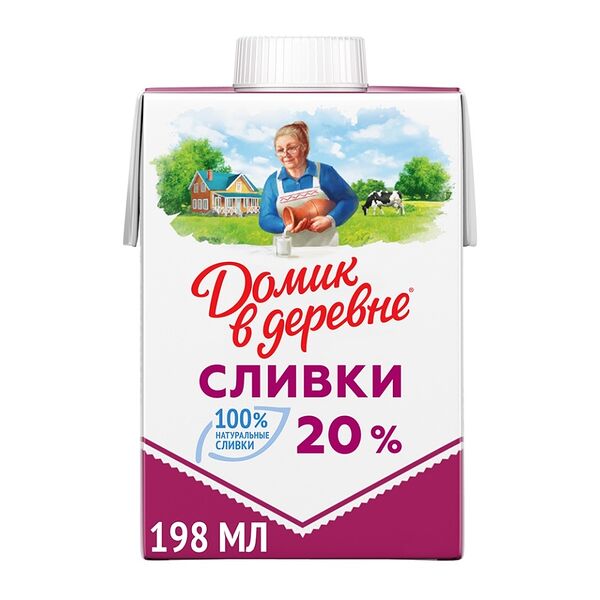 Сливки Домик в деревне 20% Россия