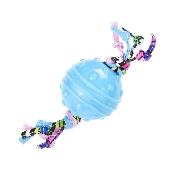 Игрушка для собак Rurri Мяч с веревками 6 см