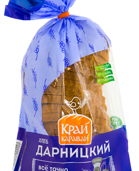 Хлеб КРАЙ КАРАВАЙ Дарницкий, в нарезке