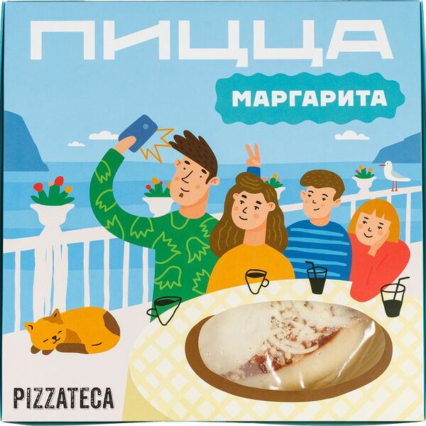 Пицца маргарита охлажденная Pizzateca 330г