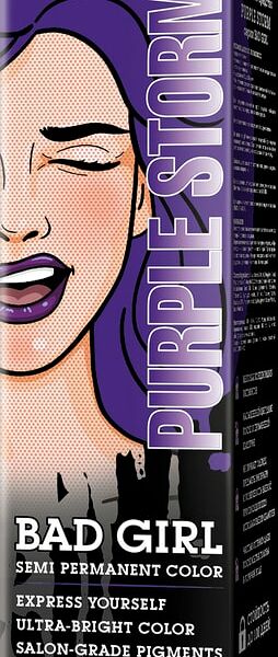Пигмент для волос Bad Girl оттеночный Purple Storm Фиолетовый 150мл