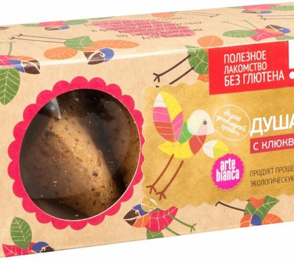 Печенье сдобное Душа Алтая с клюквой