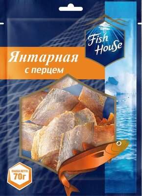 Рыбка Fish House Янтарная с перцем