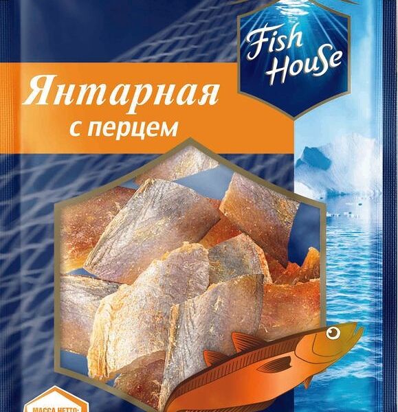 Рыбка Fish House Янтарная с перцем