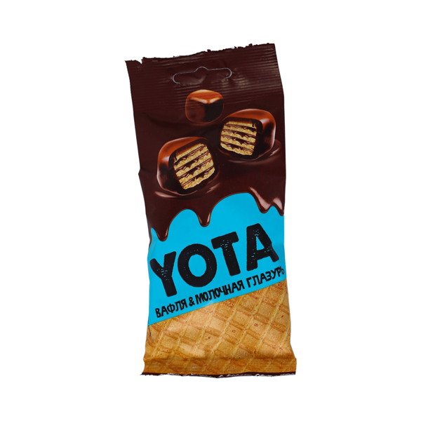 Конфеты драже Яшкино Yota вафля в молочно-шоколадной глазури