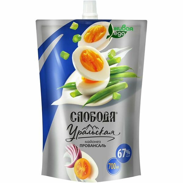 Майонез Слобода Уральская Провансаль 67%, 700 мл