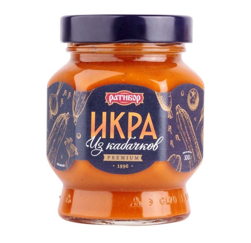 

Икра Ратибор кабачковая 300г Россия