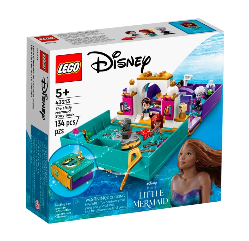 

Конструктор детский Princess «Книга приключений Русалочки» 5+, LEGO, 134 детали, 1 шт., Венгрия