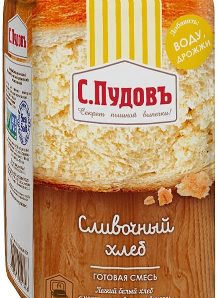 Смесь для выпечки С.Пудовъ Сливочный хлеб 500г