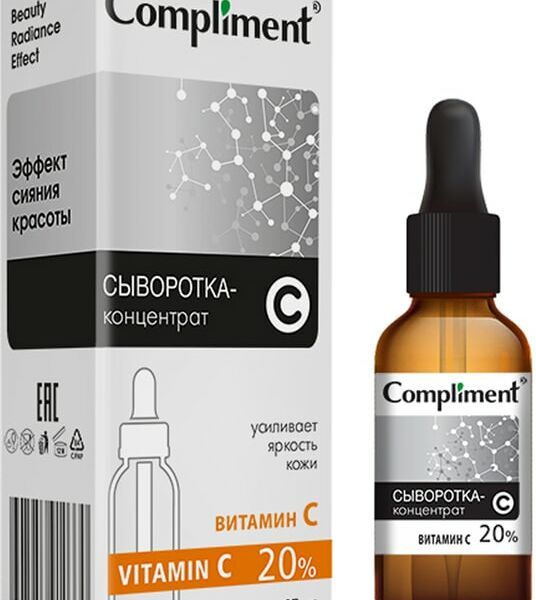 Сыворотка-концентрат для лица Compliment Vitamin C 27мл