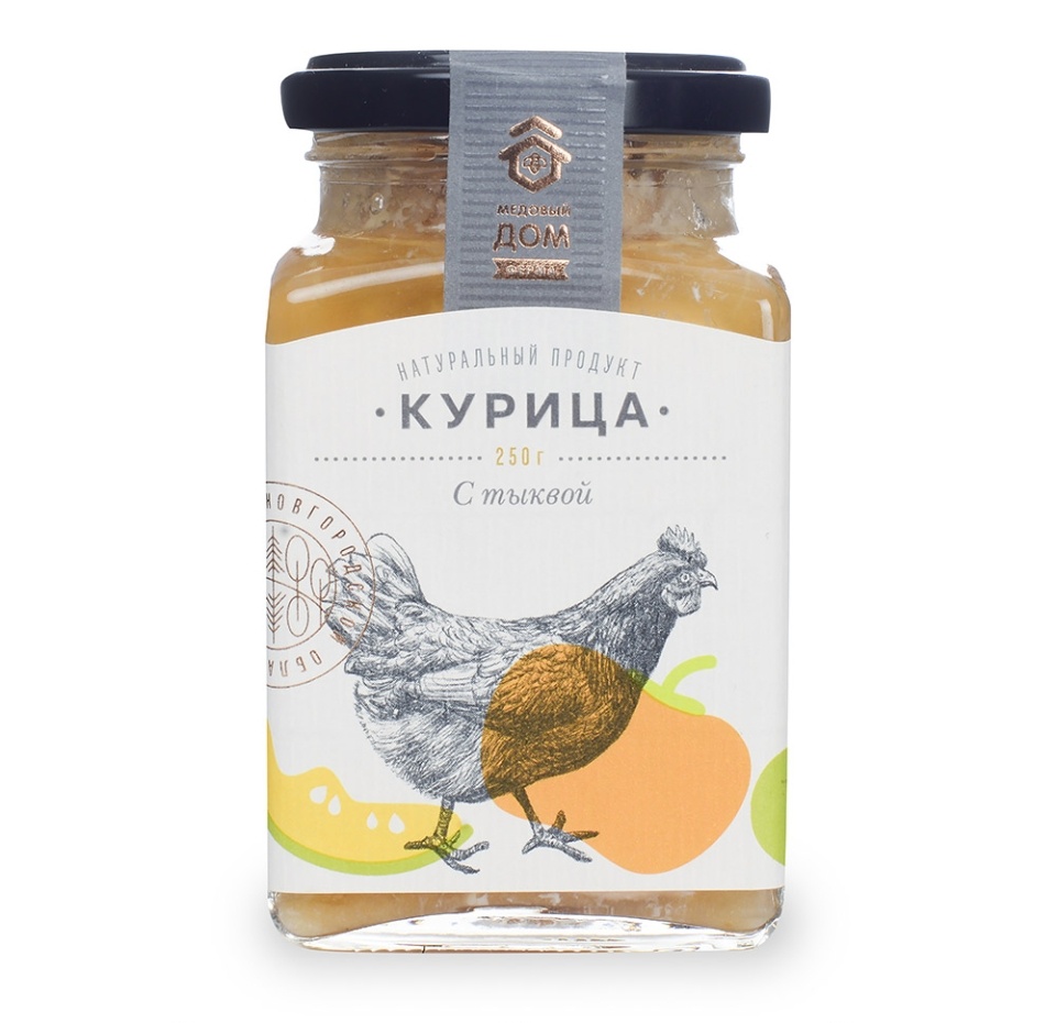 

Курица с тыквой Медовый дом 250 г