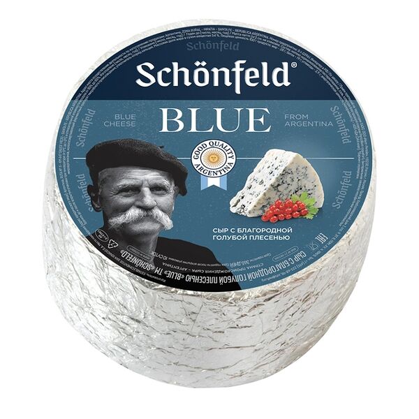 Сыр с голубой плесенью Schonfeld Blue 54% вес