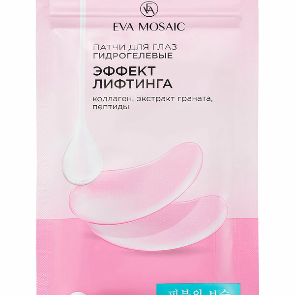 Патчи для глаз гидрогелевые Eva Mosaic эффект лифтинга 12 шт