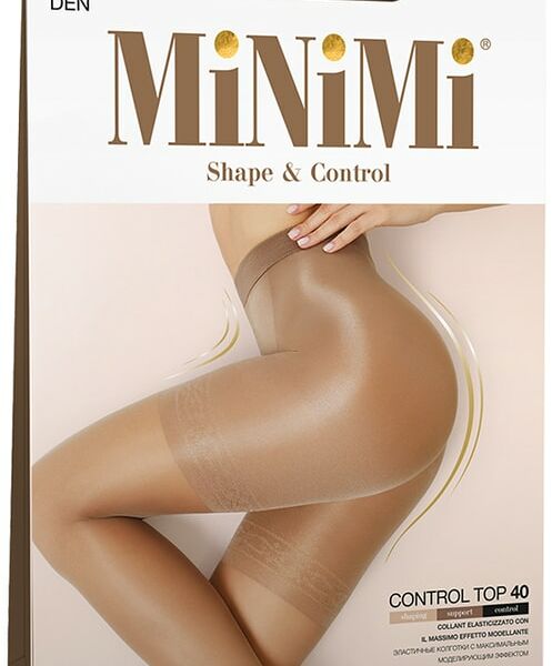 Колготки MiNiMi  Control Top 40 140 утяжка-шорты Caramello Карамель размер 3