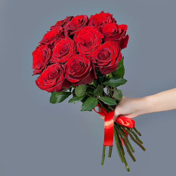 Монобукет 11 Роз Explorer под ленту