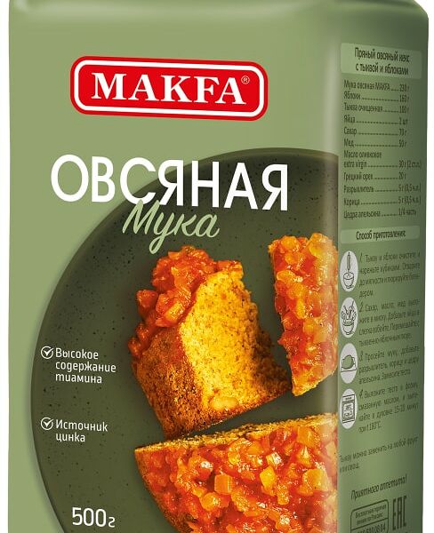 Мука Makfa овсяная 500г