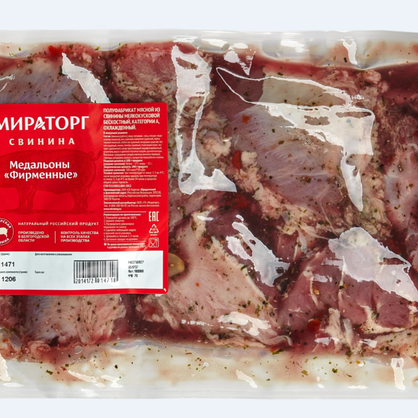 Медальоны из свинины Мираторг Фирменные охлажденные вес