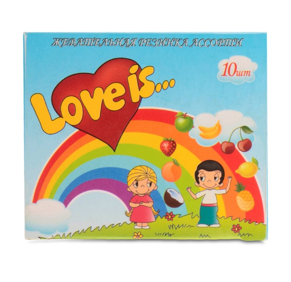 

Жевательная резинка Love is ассорти 10 шт. х 4.2 г